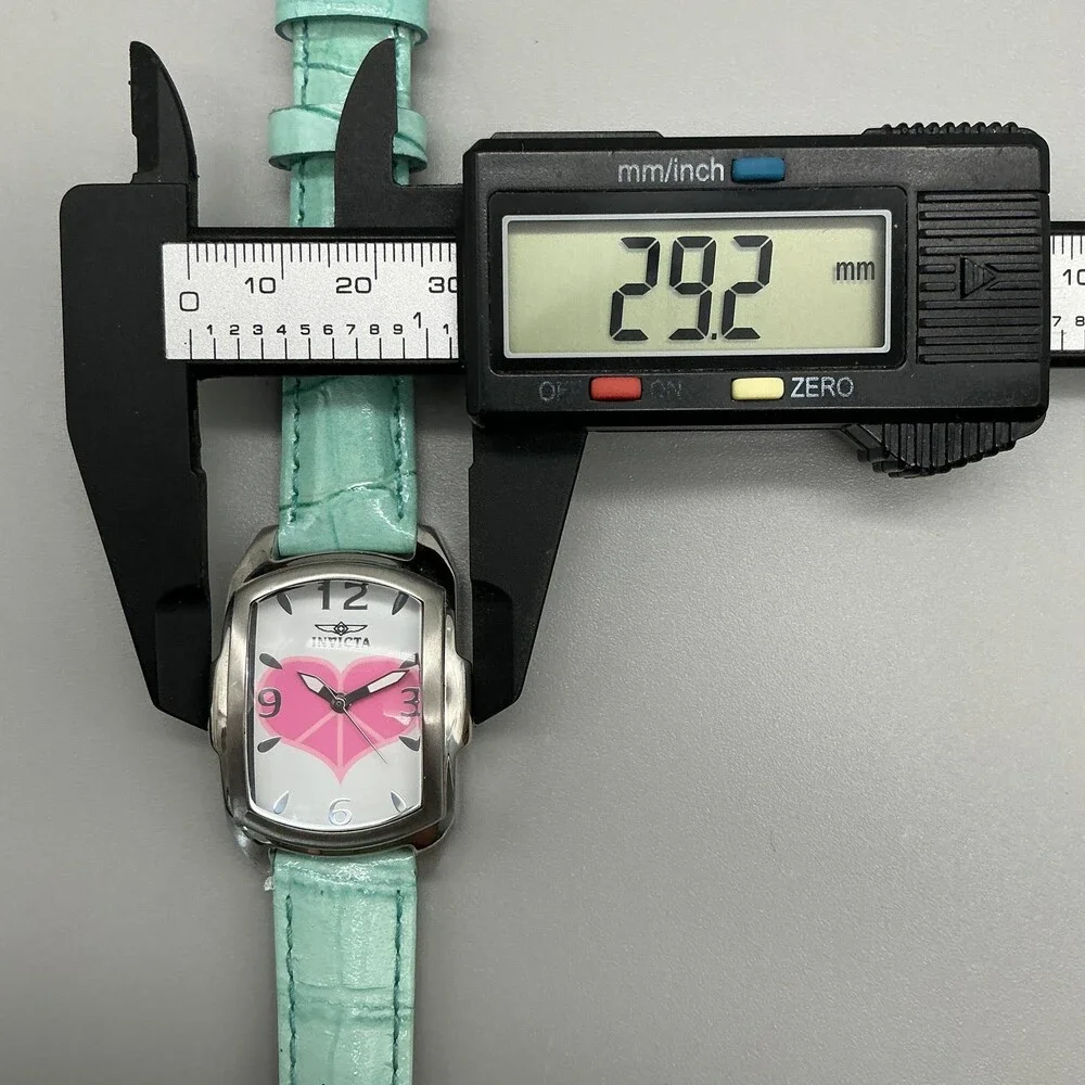 Invicta Lupah Womens Watch 29mm Leather Race To Erase MS 19840 New Battery